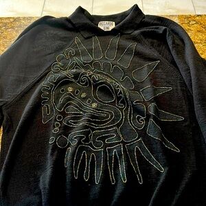 Riccardo Bini Made in Italy Woman's Knit Pattern Sweater Fits Sz M,lg,XL